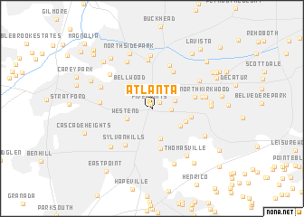 map of Atlanta