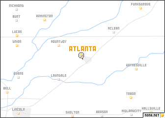 map of Atlanta