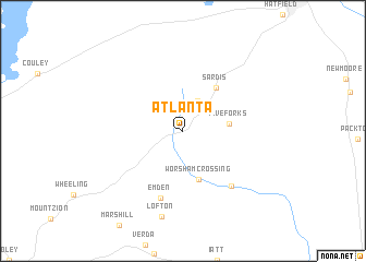 map of Atlanta