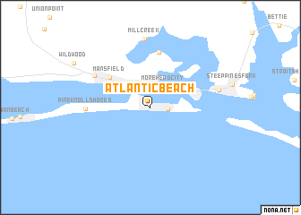 map of Atlantic Beach