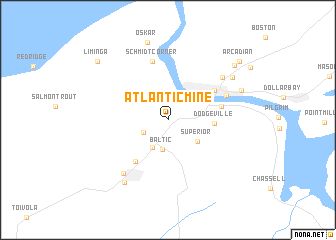 map of Atlantic Mine