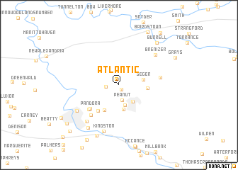 map of Atlantic