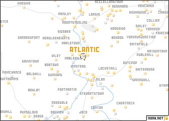 map of Atlantic