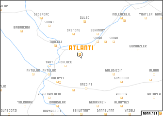 map of Atlantı