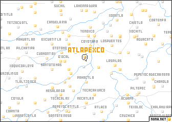 map of Atlapexco