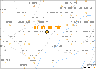 map of Atlatlahucan