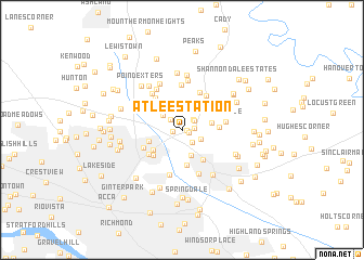 map of Atlee Station