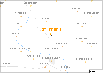 map of Atlegach