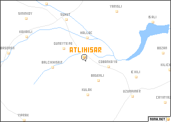 map of Atlıhisar