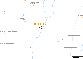 map of Atlixtac