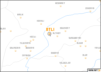 map of Atlı