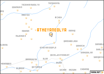 map of Ātmeyān-e ‘Olyā