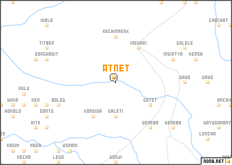 map of Ātʼnet