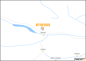 map of Atnfoss