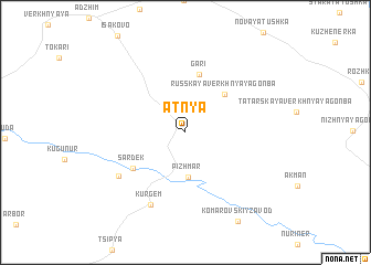 map of Atnya