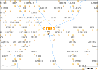 map of Atoba
