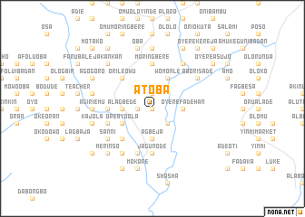 map of Atoba