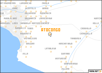 map of Atocongo