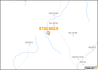 map of Atog-Boga