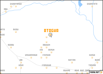 map of Atogwa