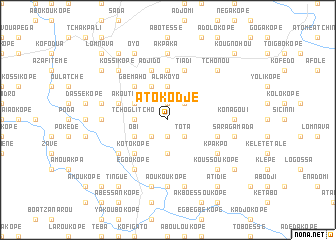 map of Atokodjé