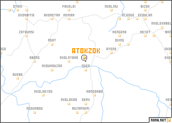 map of Atokzok