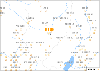 map of Atok