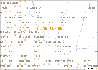 map of Atomé Atchiné