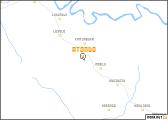 map of Atondo