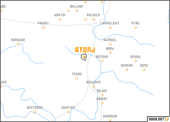 map of Atonj