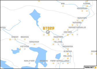 map of Åtorp