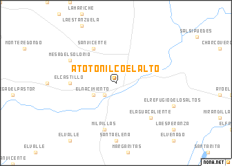 map of Atotonilco el Alto