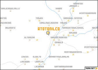 map of Atotonilco