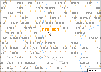 map of Atowoda