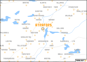 map of Ätrafors