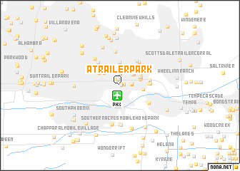 map of A-1 Trailer Park