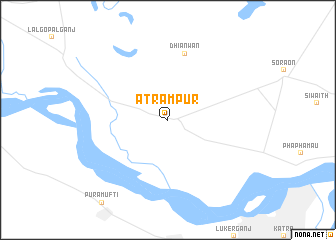 map of Atrāmpur