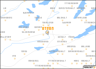 map of Ätran