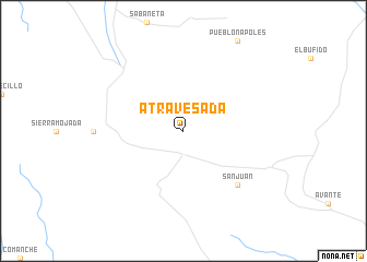 map of Atravesada