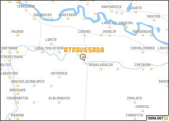 map of Atravesada