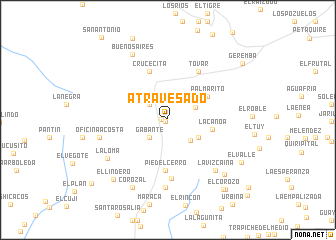 map of Atravesado