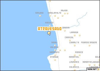 map of Atravesado