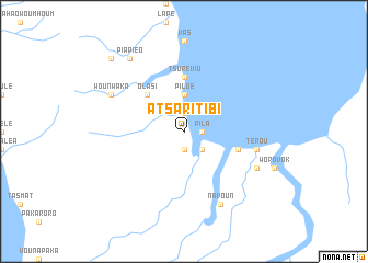 map of Atsaritibi