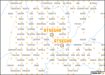 map of Atsegha