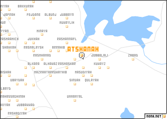 map of ‘Aţshānah