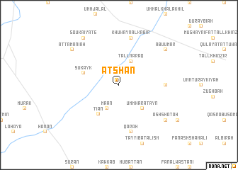 map of ‘Aţshān