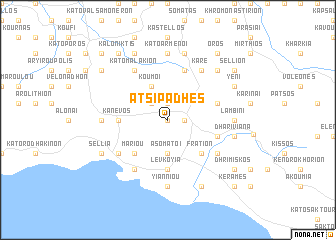 map of Atsipádhes