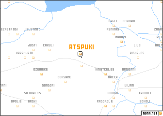 map of Atspuki