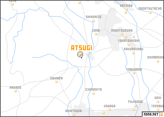 map of Atsugi