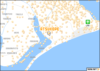 map of Atsukope